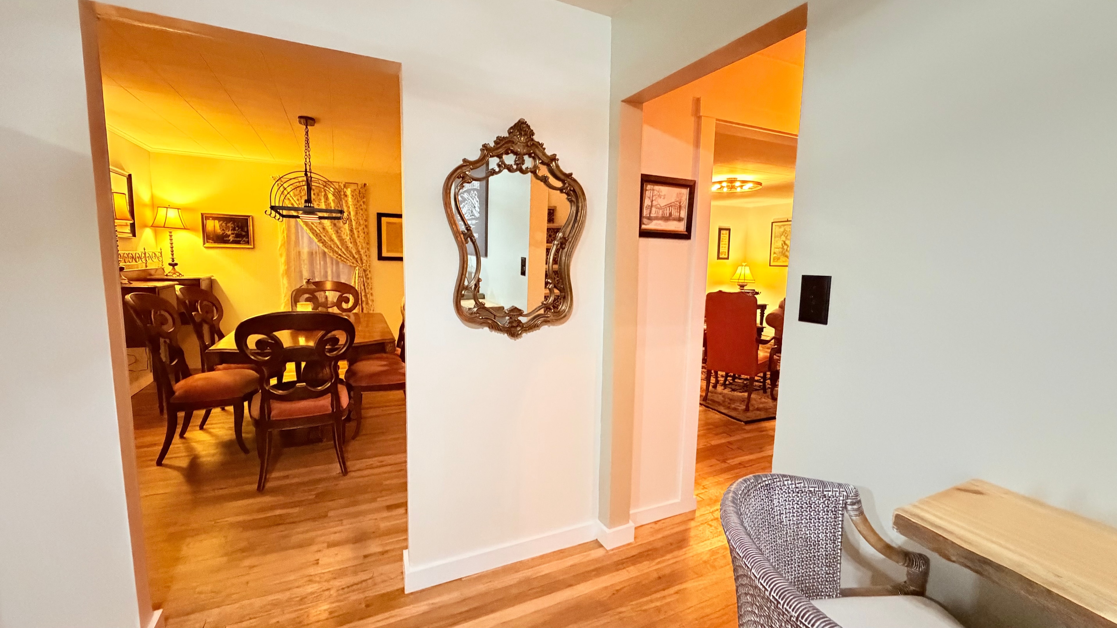 The Victorian interior of Cannon House Retreat — warm, preserved, and welcoming